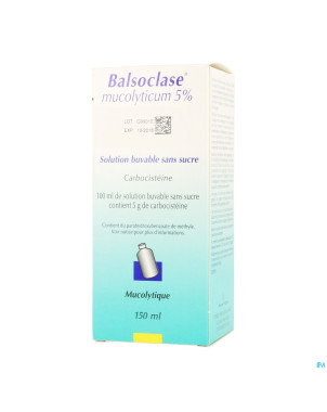 Balsoclase mucolyticum sir 150 ml