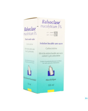 Balsoclase mucolyticum sir 150 ml