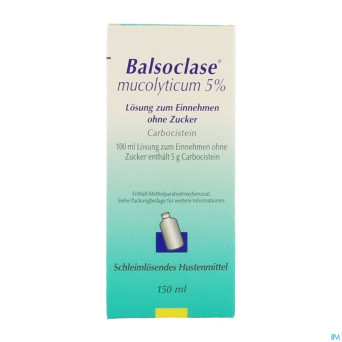 Balsoclase mucolyticum sir 150 ml