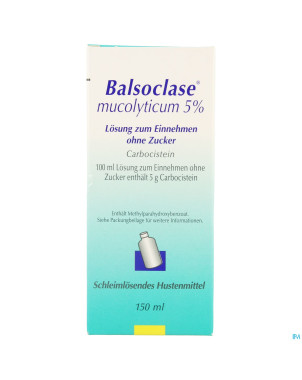 Balsoclase mucolyticum sir 150 ml
