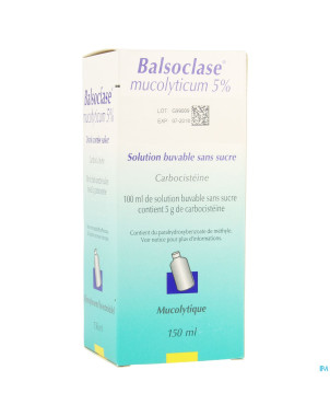 Balsoclase mucolyticum sir 150 ml