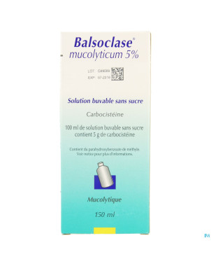 Balsoclase mucolyticum sir 150 ml