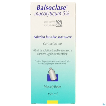 Balsoclase mucolyticum sir 150 ml