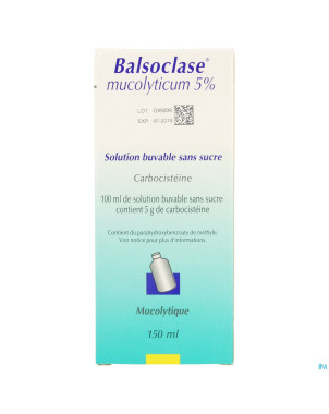 Balsoclase mucolyticum sir 150 ml