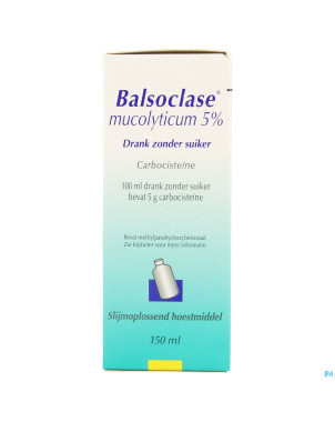 Balsoclase mucolyticum sir 150 ml