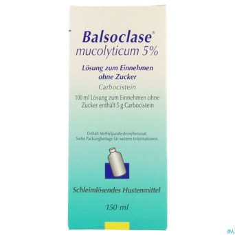 Balsoclase mucolyticum sir 150 ml
