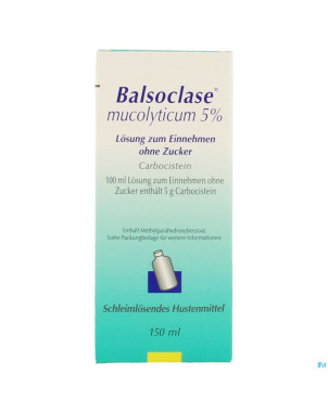 Balsoclase mucolyticum sir 150 ml