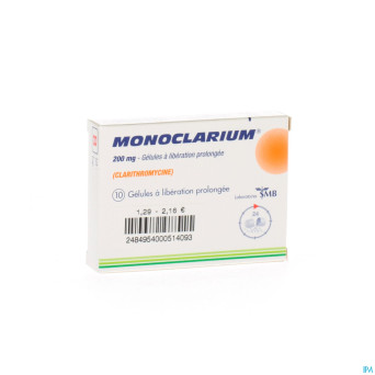 Monoclarium 200 mg caps 10 x 200 mg