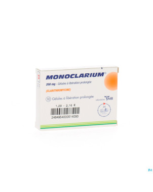 Monoclarium 200 mg caps 10 x 200 mg