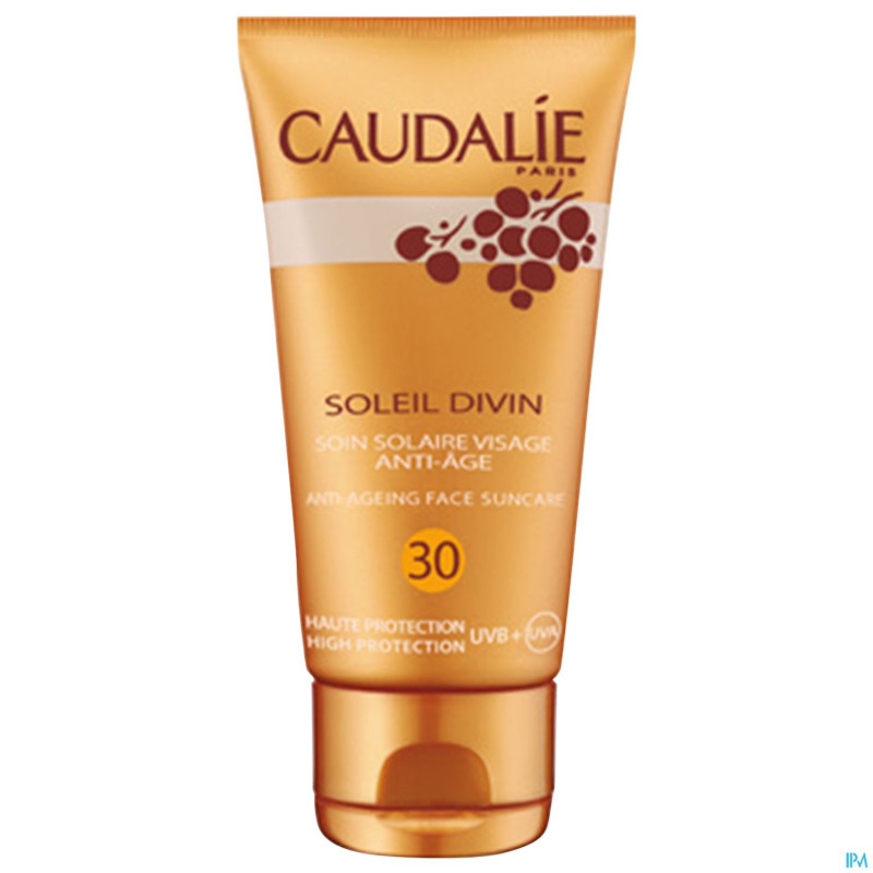 Caudalie soleil divine lait visage a/age ip30 40ml