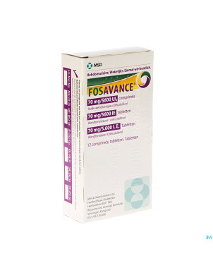 Fosavance tabl 12 - 70 mg /5600 ui