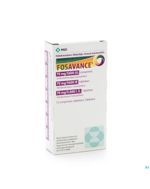 Fosavance tabl 12 - 70 mg /5600 ui