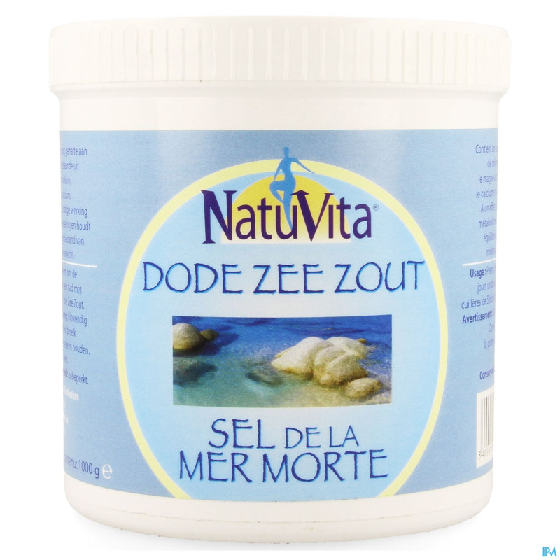 Natuvita sel du mer mort pot 1kg