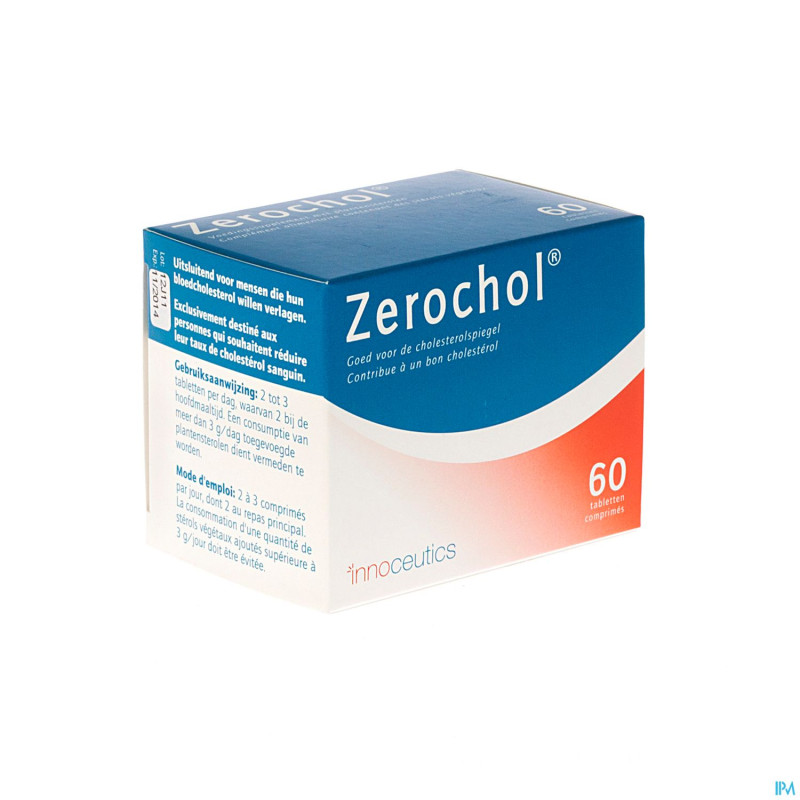 Zerochol 800mg nat. stereols vegetal comp 60x800mg