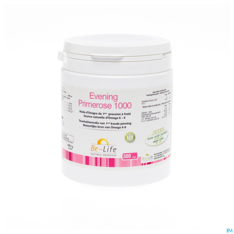 Evening primrose 1000 be life bio    caps 300