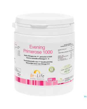 Evening primrose 1000 be life bio    caps 300
