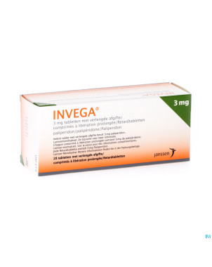 Invega tabl retard 28 x 3 mg