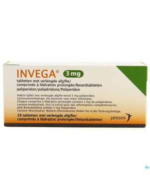 Invega tabl retard 28 x 3 mg