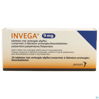 Invega tabl retard 28 x 9 mg