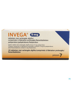 Invega tabl retard 28 x 9 mg