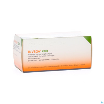 Invega tabl retard 56 x 3 mg