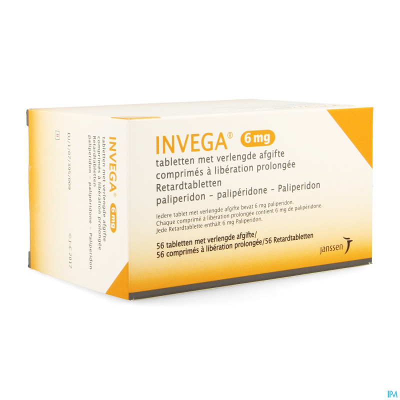 Invega tabl retard 56 x 6 mg