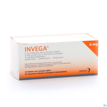 Invega tabl retard 56 x 6 mg