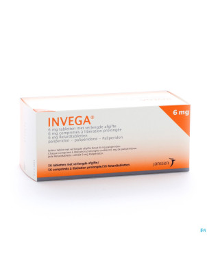 Invega tabl retard 56 x 6 mg