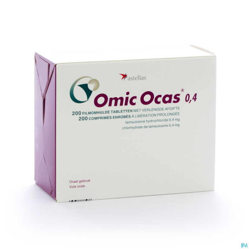 Omic ocas astellas comp 200 x 0,4 mg