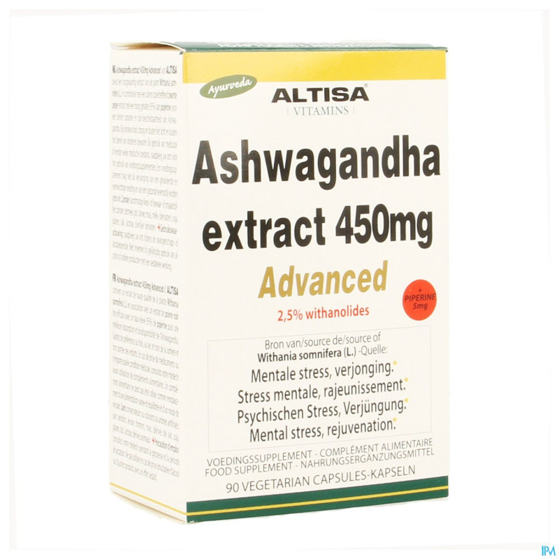 Altisa ashwagandha  v-caps 90x450mg