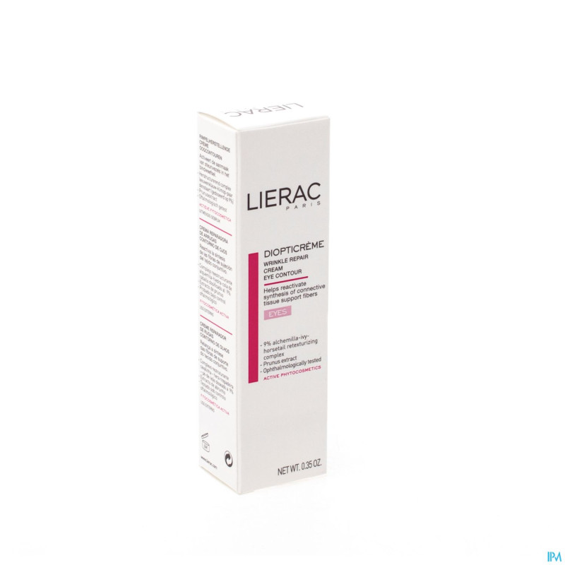 Lierac diopticreme creme contour yeux tube 10ml nf