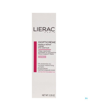 Lierac diopticreme creme contour yeux tube 10ml nf