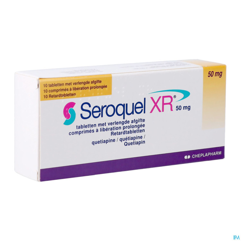 Seroquel xr  50 mg comp  10 x  50 mg