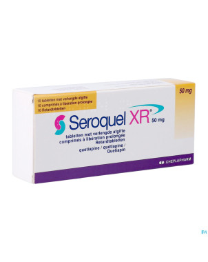 Seroquel xr  50 mg comp  10 x  50 mg