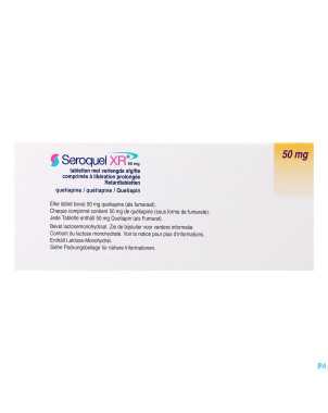 Seroquel xr  50 mg comp  10 x  50 mg