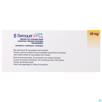 Seroquel xr  50 mg comp  10 x  50 mg