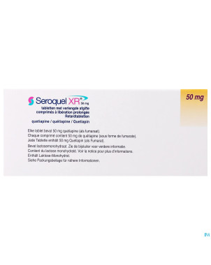 Seroquel xr  50 mg comp  10 x  50 mg