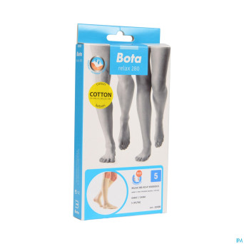 Bota relax 280 coton bas jarret sable n5