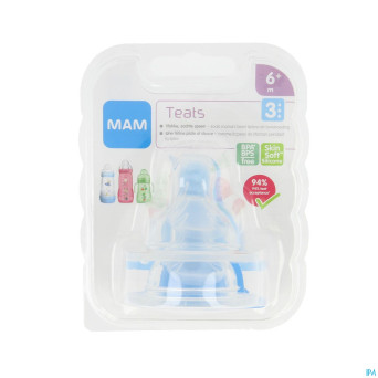 Mam care milk 3 tetine sil s/bisphenol a