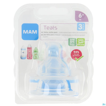 Mam care milk 3 tetine sil s/bisphenol a