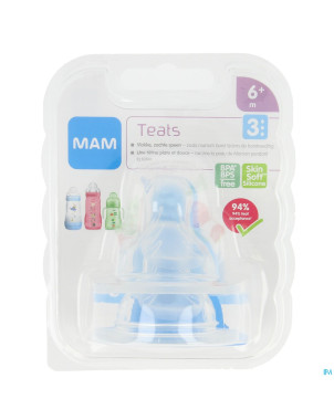 Mam care milk 3 tetine sil s/bisphenol a