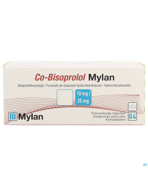 Co bisoprolol viatris 10mg/25,0mg drag 84