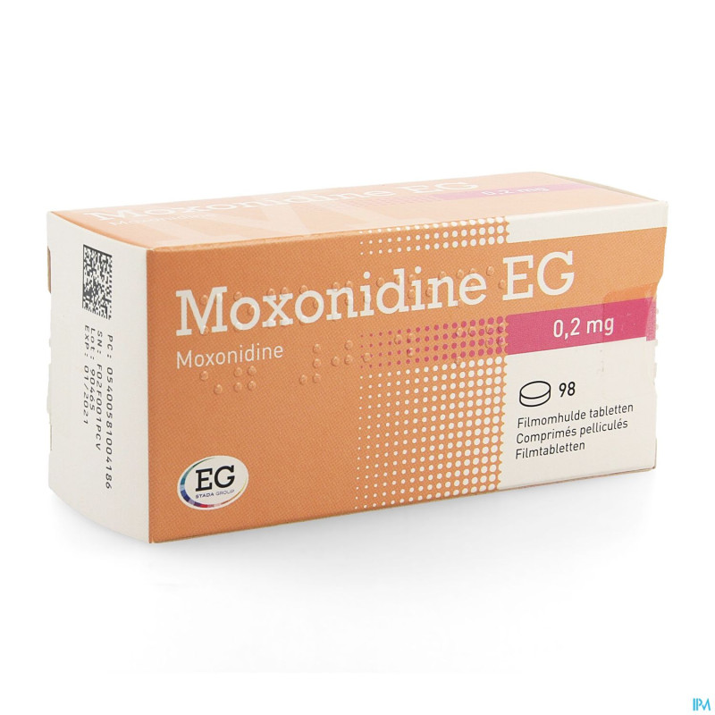 Moxonidine eg comp 98x0,2mg