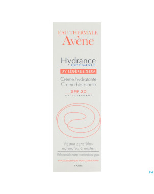 Avene hydrance optimale legere cr hydra ip20 40ml