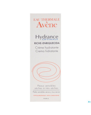 Avene hydrance optimale riche cr hydra 40ml nf