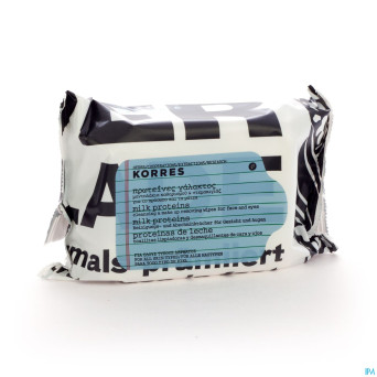 Korres kf lingettes demaq pn-ps proteines lait 25