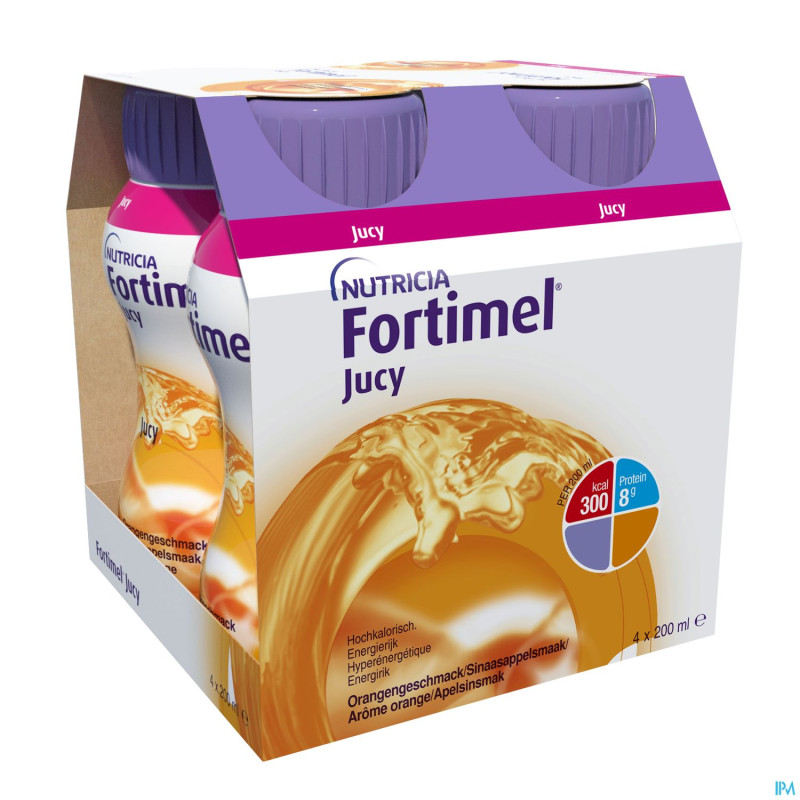 Fortimel jucy orange    cluster 4x200ml 65450