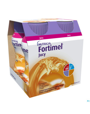 Fortimel jucy orange    cluster 4x200ml 65450