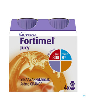 Fortimel jucy orange    cluster 4x200ml 65450