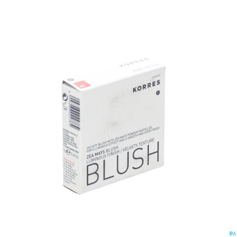 Korres km blush zea mays 45 coral